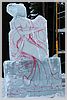 The sculpture is first drawn with Sharpies