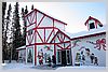 The Santa Claus House, in North Pole, Alaska