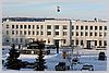 The Anchorage Alaska Railroad depot