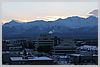 View of downtown Anchorage as the sun rose slowly
