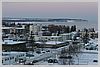 View of downtown Anchorage as the sun rose slowly