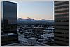 View of downtown Anchorage as the sun rose slowly
