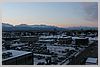 View of downtown Anchorage as the sun rose slowly