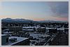 View of downtown Anchorage as the sun rose slowly