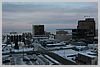 View of downtown Anchorage as the sun rose slowly